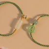 Jade Peace Buckle Hand Rope — Braided Cord for Daily Protection - Peace Buckle StyleBuddha Tibet