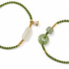 Jade Peace Buckle Hand Rope — Braided Cord for Daily Protection Buddha Tibet