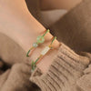 Jade Peace Buckle Hand Rope — Braided Cord for Daily Protection - Peace Buckle StyleBuddha Tibet