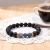 Lava Stone Bracelet - Grounding & Strength & Courage - Buddha Tibet xd00056