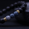 Lava Stone Bracelet - Grounding & Strength & Courage - Buddha Tibet xd00056