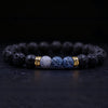 Lava Stone Bracelet - Grounding & Strength & Courage - Buddha Tibet xd00056