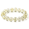 Lemon Citrine Asai Bracelet — Natural Yellow Crystal Bead Strand, Full Size Range Buddha Tibet