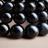 Light Blue & Blue Tiger Eye Bracelet — Natural Collector-Grade Hawk Eye Bead Strand - Blue Tiger Eye6mmBuddha Tibet