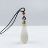 Mini Ghau Box Pendant Necklace — Agate & Chalcedony Prayer Container - Chalcedony BarrelBuddha Tibet
