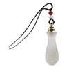 Mini Ghau Box Pendant Necklace — Agate & Chalcedony Prayer Container - Guanyin VaseBuddha Tibet