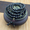Multi-Wood 108-Bead Mala Bracelet — Natural Wood Prayer Beads for Daily Wear & Meditation Buddha Tibet