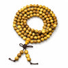 Multi-Wood 108-Bead Mala Bracelet — Natural Wood Prayer Beads for Daily Wear & Meditation - Golden Sandalwood 6mmBuddha Tibet