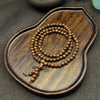 Multi-Wood 108-Bead Mala Bracelet — Natural Wood Prayer Beads for Daily Wear & Meditation Buddha Tibet