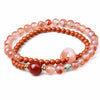 South Red Agate & Jadeite Bracelet — Two Heirloom Stones, Worn Together Buddha Tibet