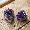 Natural Amethyst Cluster — Raw Crystal for Energy Grids &amp; Feng Shui - Buddha Tibet xd00208