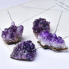 Natural Amethyst Cluster — Raw Crystal for Energy Grids &amp; Feng Shui - Buddha Tibet xd00208