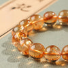 Natural Citrine Bead Bracelet 4mm–12mm — Yellow Crystal Strand In Six Sizes - 4mmBuddha Tibet