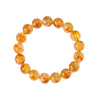 Natural Citrine Bead Bracelet 4mm–12mm — Yellow Crystal Strand In Six Sizes - 6mmBuddha Tibet