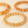 Natural Citrine Bead Bracelet 4mm–12mm — Yellow Crystal Strand In Six Sizes - 6mmBuddha Tibet