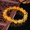 Natural Citrine Bead Bracelet 8mm & 10mm — Ice-Clear Yellow Crystal For Prosperity - 10mmBuddha Tibet