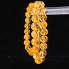 Natural Citrine Bead Bracelet 8mm & 10mm — Ice-Clear Yellow Crystal For Prosperity - 10mmBuddha Tibet