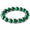 Natural Malachite Bracelet — Wealth & Good Fortune - 14mmBuddha Tibet