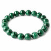 Natural Malachite Bracelet — Wealth & Good Fortune - 14mmBuddha Tibet