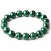 Natural Malachite Bracelet — Wealth & Good Fortune - 14mmBuddha Tibet