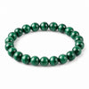Natural Malachite Bracelet — Wealth & Good Fortune Buddha Tibet