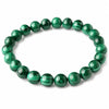 Natural Malachite Bracelet — Wealth & Good Fortune - 8mmBuddha Tibet