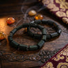 Natural Raw Black Tourmaline Bracelet — Stone of Protection & Grounding - Buddha Tibet xd00201