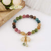 Natural Tourmaline Mother's Day Bracelet Collection — Four Designs, One Stone, Chosen for Her - Buddha Tibet xd0020403