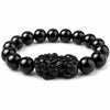Obsidian Bracelet - Pixiu Bracelet for Wealth Buddha Tibet