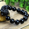 Obsidian Bracelet - Pixiu Bracelet for Wealth - Buddha Tibet xd00074