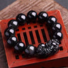 Obsidian Bracelet - Pixiu Bracelet for Wealth - Buddha Tibet xd00074
