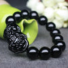 Obsidian Bracelet - Pixiu Bracelet for Wealth - Buddha Tibet xd00074