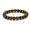 Obsidian Bracelet with Six-Character Mantra — Luck and Protection - Buddha Tibet xd000731
