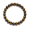 Obsidian Bracelet with Six-Character Mantra — Luck and Protection - Buddha Tibet xd00073