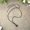 Obsidian Necklace - Rainbow Obsidian - Buddha Tibet xd00041
