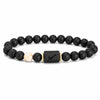 Obsidian & Tiger Eye Zodiac Bracelet — Your Sign, Your Stone - Basic - AriesBuddha Tibet