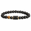 Obsidian & Tiger Eye Zodiac Bracelet — Your Sign, Your Stone - Basic - ScorpioBuddha Tibet