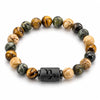 Obsidian & Tiger Eye Zodiac Bracelet — Your Sign, Your Stone - Standard - CapricornBuddha Tibet