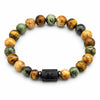 Obsidian & Tiger Eye Zodiac Bracelet — Your Sign, Your Stone - Standard - SagittariusBuddha Tibet