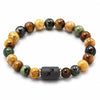 Obsidian & Tiger Eye Zodiac Bracelet — Your Sign, Your Stone - Standard - VirgoBuddha Tibet