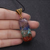 Orgone Necklace - 7 Chakra Orgone Necklace - Buddha Tibet xd00038