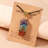Orgone Necklace - 7 Chakra Orgone Necklace - Buddha Tibet xd00038