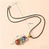Orgone Necklace - 7 Chakra Orgone Necklace - Buddha Tibet xd00038