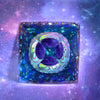 Orgone Pyramid - Amethyst OM Symbol - Buddha Tibet xd00029