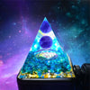 Orgone Pyramid - Amethyst OM Symbol - Buddha Tibet xd00029