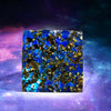 Orgone Pyramid - Amethyst OM Symbol - Buddha Tibet xd00029