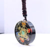 Orgonite Necklace - Metatron's Cube Multi-Crystal Pendant for Health & Harmony - Buddha Tibet 