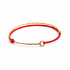 Peace Clasp Red Rope Bracelet — Pi Xiu Disc Charm for Protection & Calm Buddha Tibet