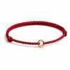 Peace Clasp Red Rope Bracelet — Pi Xiu Disc Charm for Protection & Calm Buddha Tibet