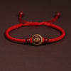 Peachwood Chinese Zodiac Bracelet — Red String Good Luck Charm for Your Sign - RabbitBuddha Tibet